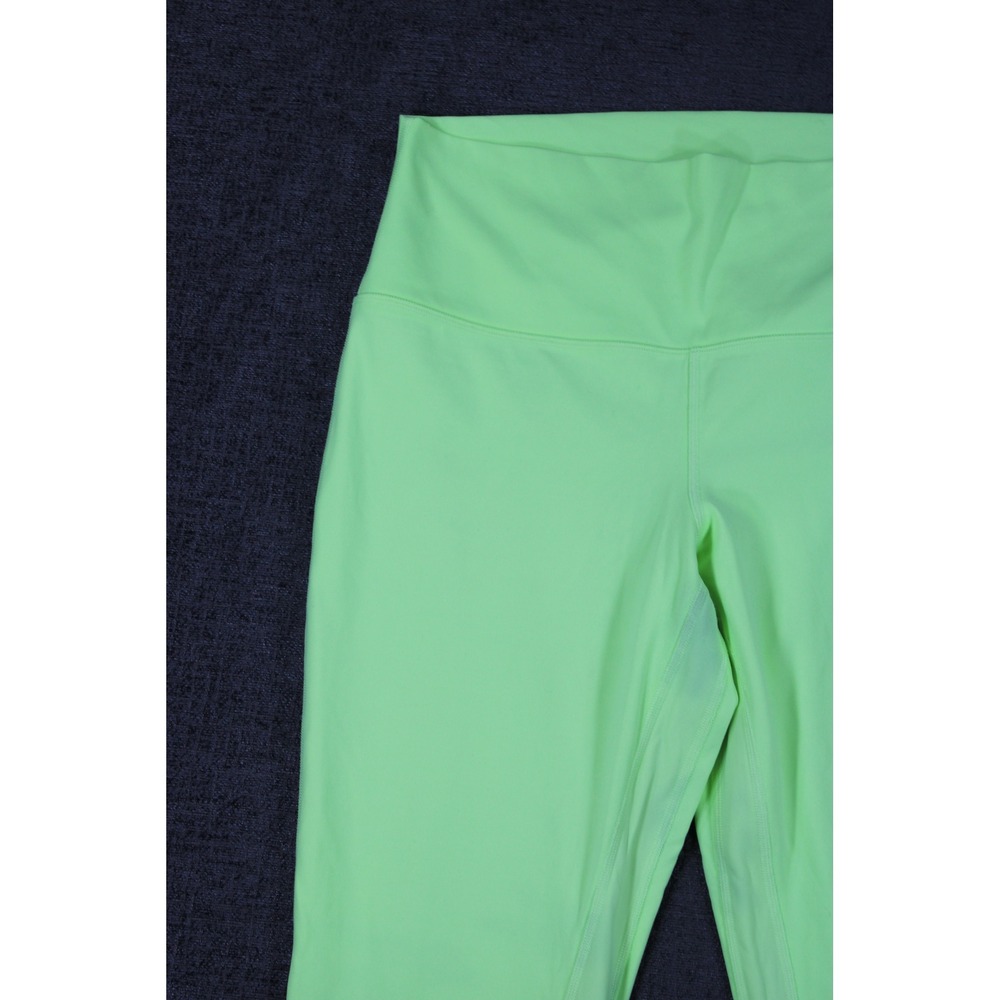 Lululemon High Rise Leggings Neon Electric Lime Green Size 10 Yoga Tights